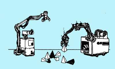 Robots playing Icehouse